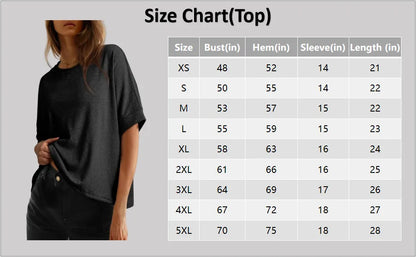 Women's Basic Tee Comfortable Soft Fit