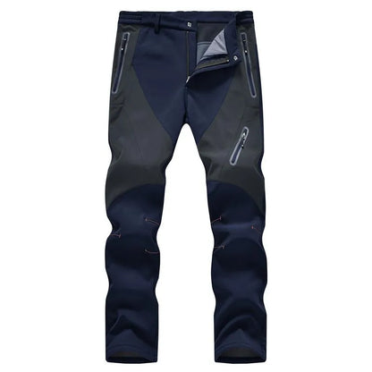 Men's Waterproof Pants Insulated Cold weather Hiking Winter Snow Ski Softshell Outdoor Pants