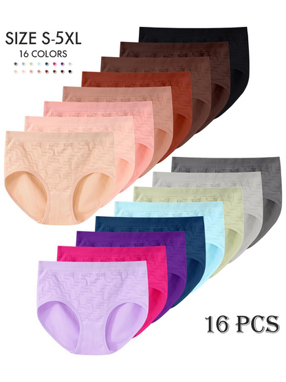 100% COTTON Women's Solid Color Panty, Breathable Comfortable Panty for Daily Wear