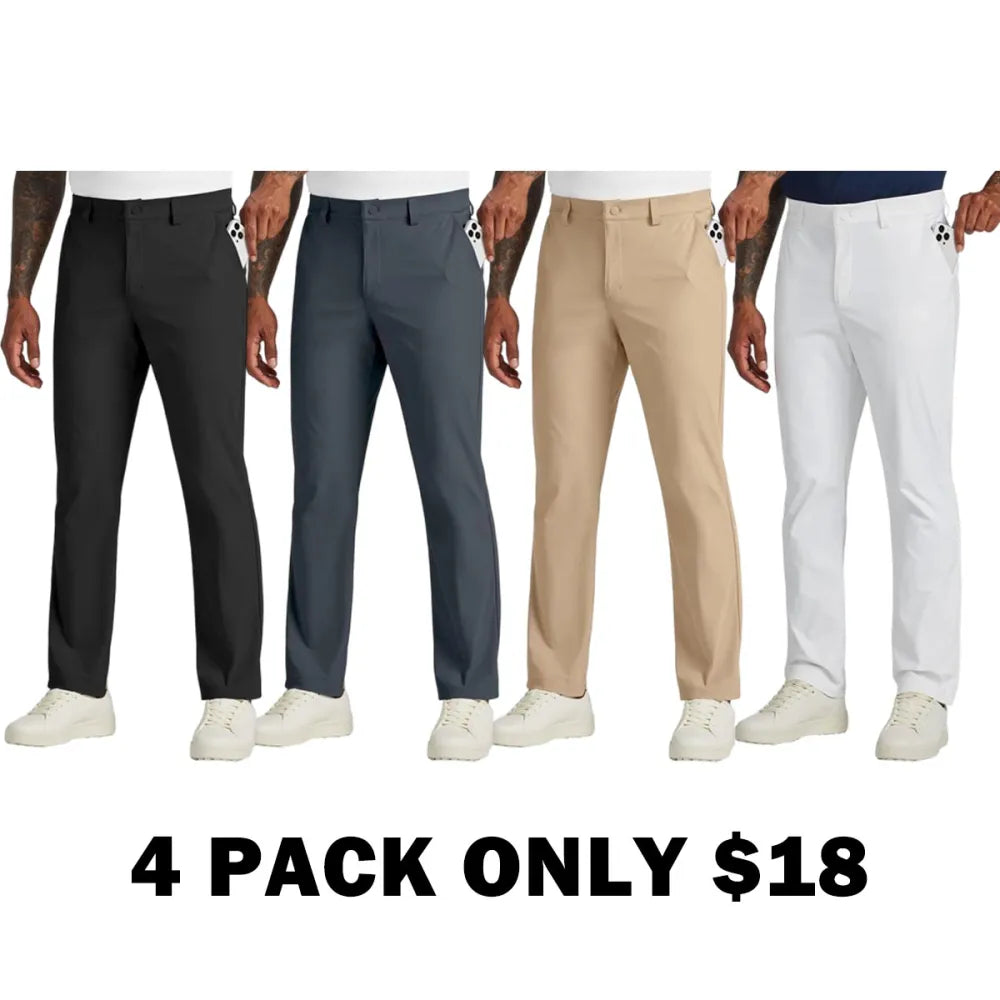 Men's Golf Stretch Straight Leg Pants