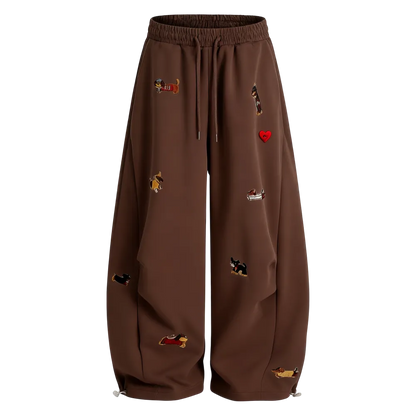 Puppy Loose Fit Tube Sweatpants