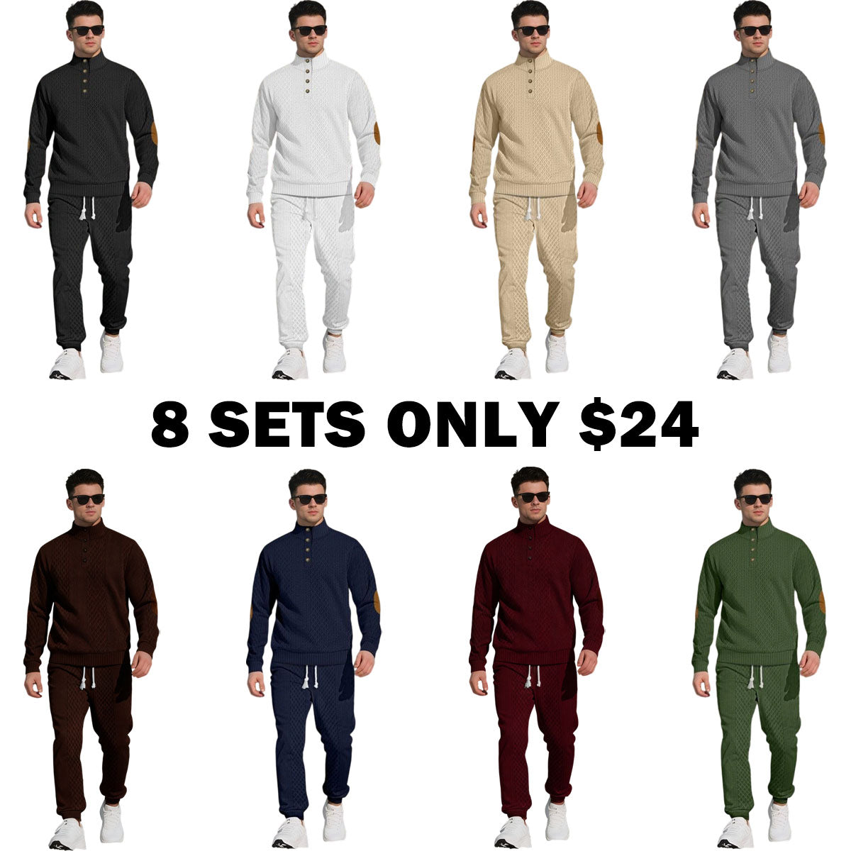 Men's knitted suit