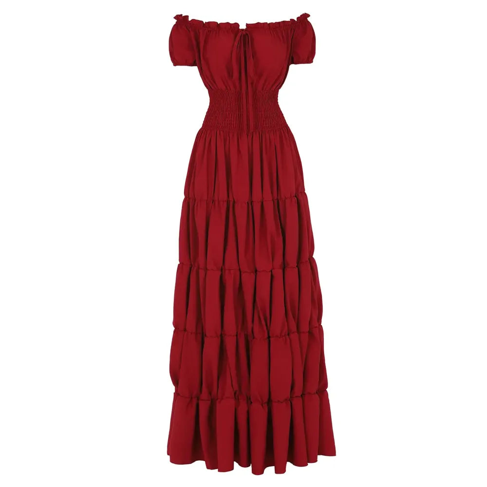 Women Medieval Irish Under Dress Retro Gown