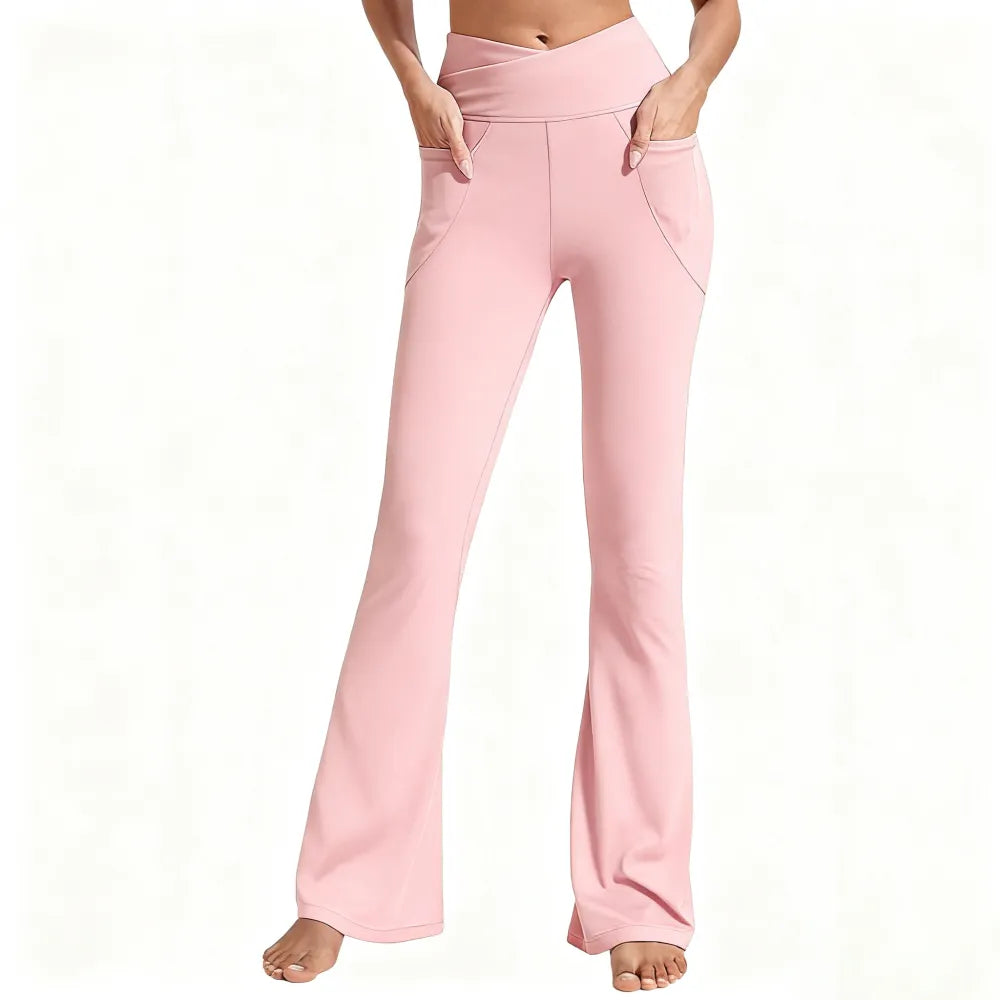 Women's High Waisted Flare Leggings