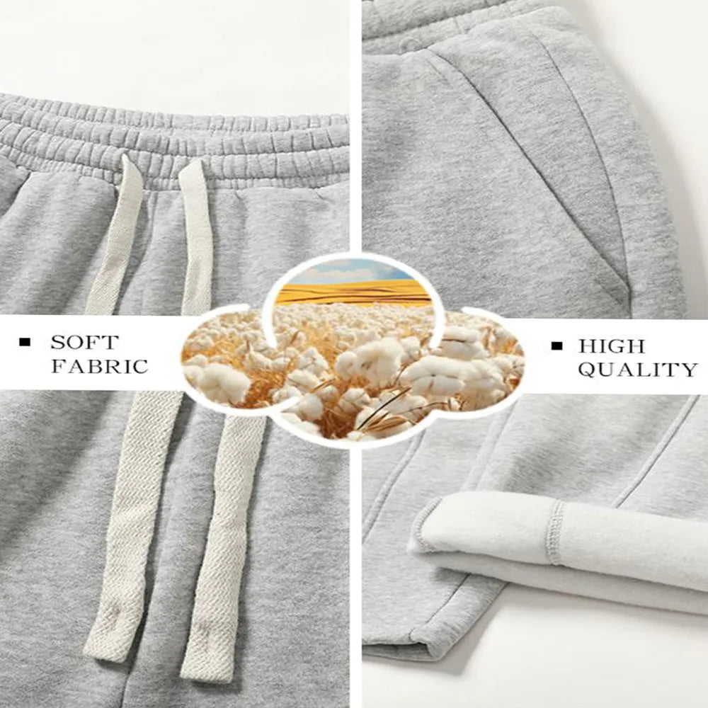 Men's Oversize Fleece Thermal Lined Sweatpants