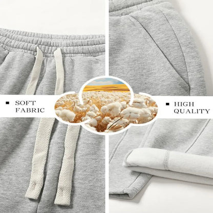 Men's Oversize Fleece Thermal Lined Sweatpants