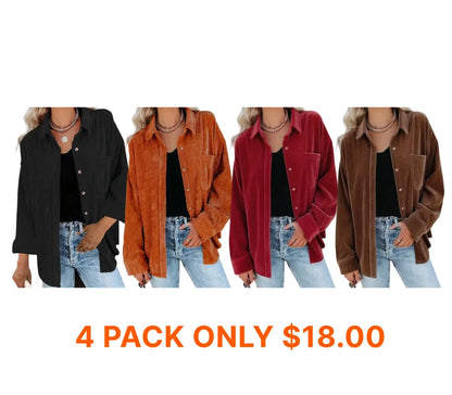 Women’s Preppy Collared Blouse – Minimalist 80s Style Button Down Shirt