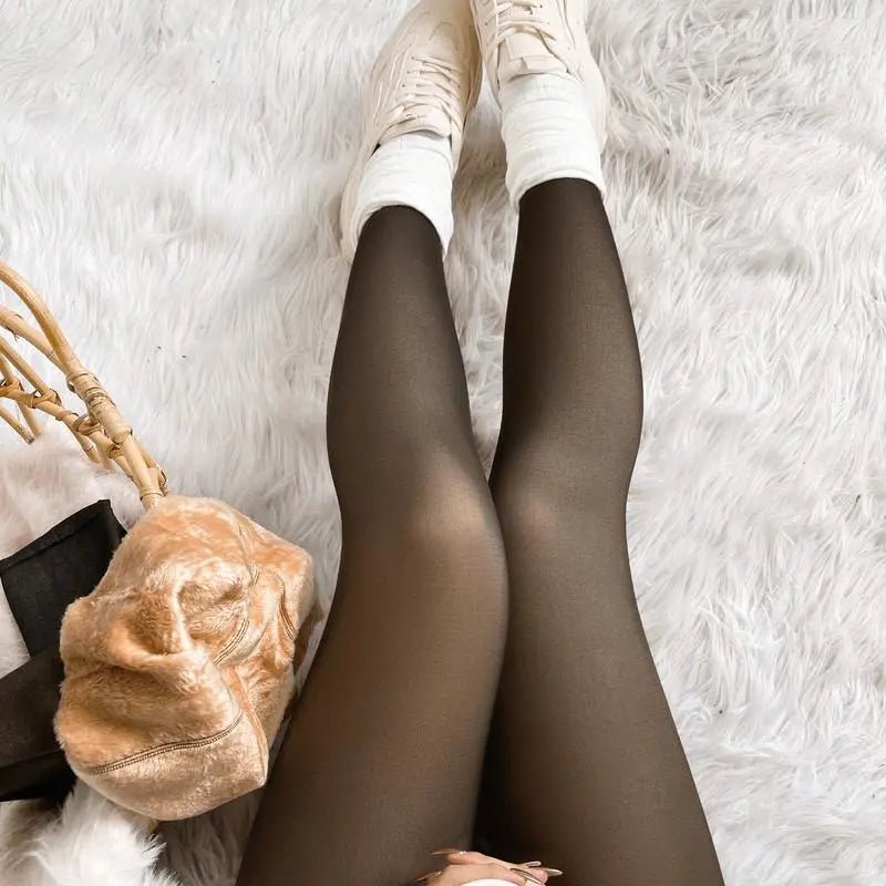 Magic Fleece Lined Leggings(NEW COMPRESSION BAND & ONE SEAM OPTION!)