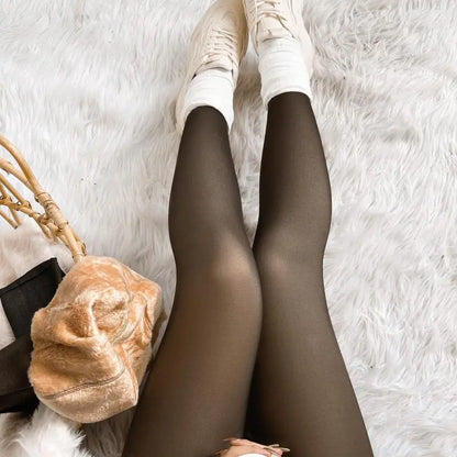 Magic Fleece Lined Leggings(NEW COMPRESSION BAND & ONE SEAM OPTION!)