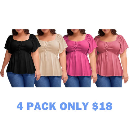 Women Plus Size Tops