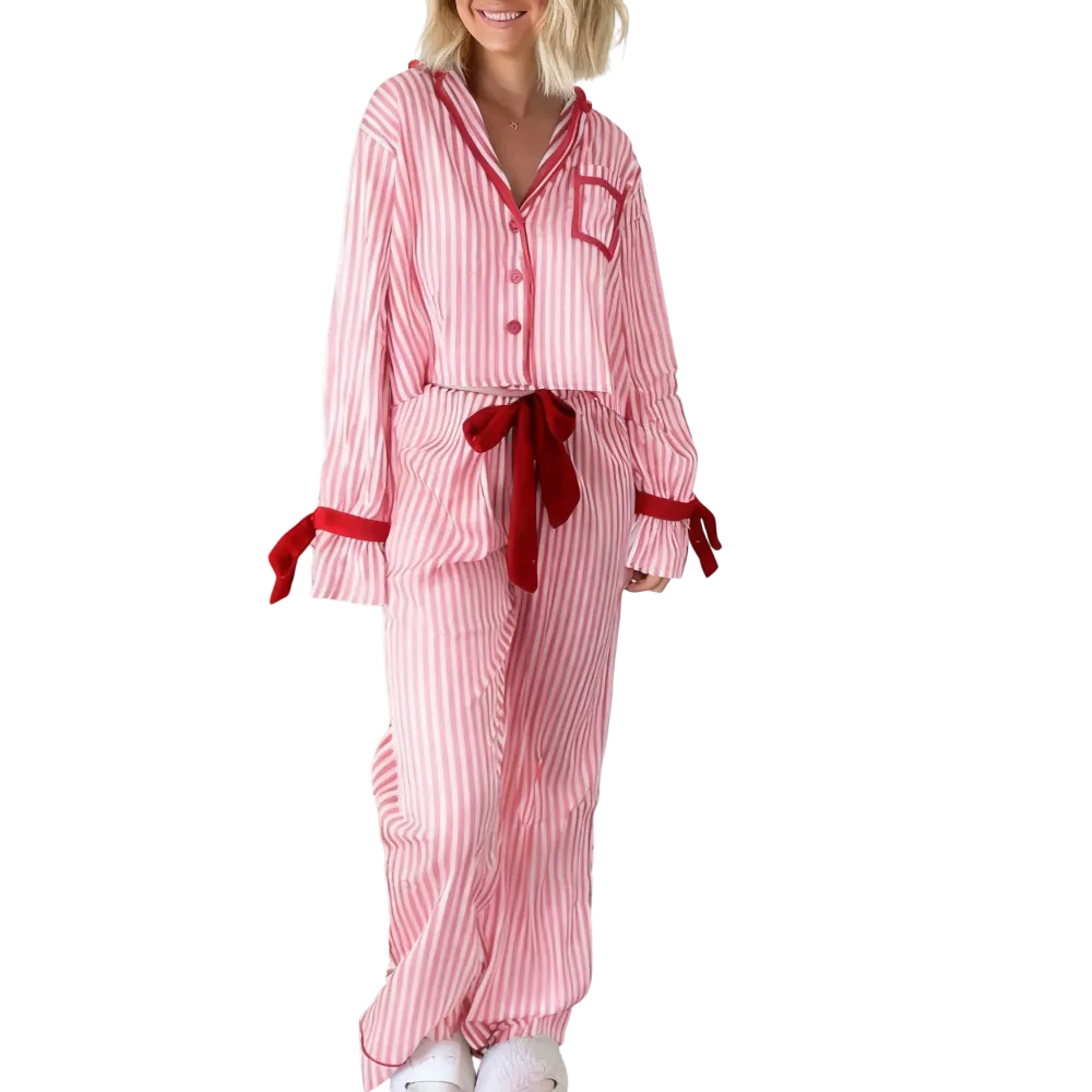 Striped Pajama Set