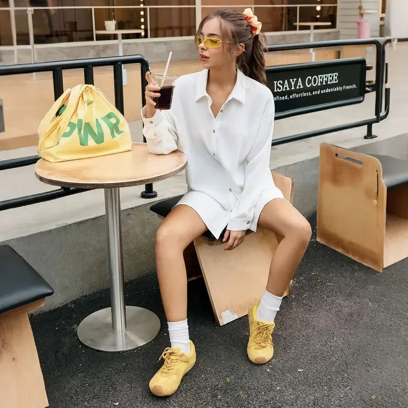 Women’s Gauze Shirt & Shorts Set