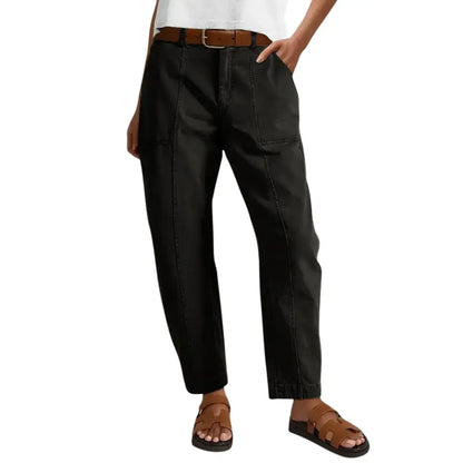 High Stretch 26.4" Inseam Baby Barrel Fit Deep Pockets Pants