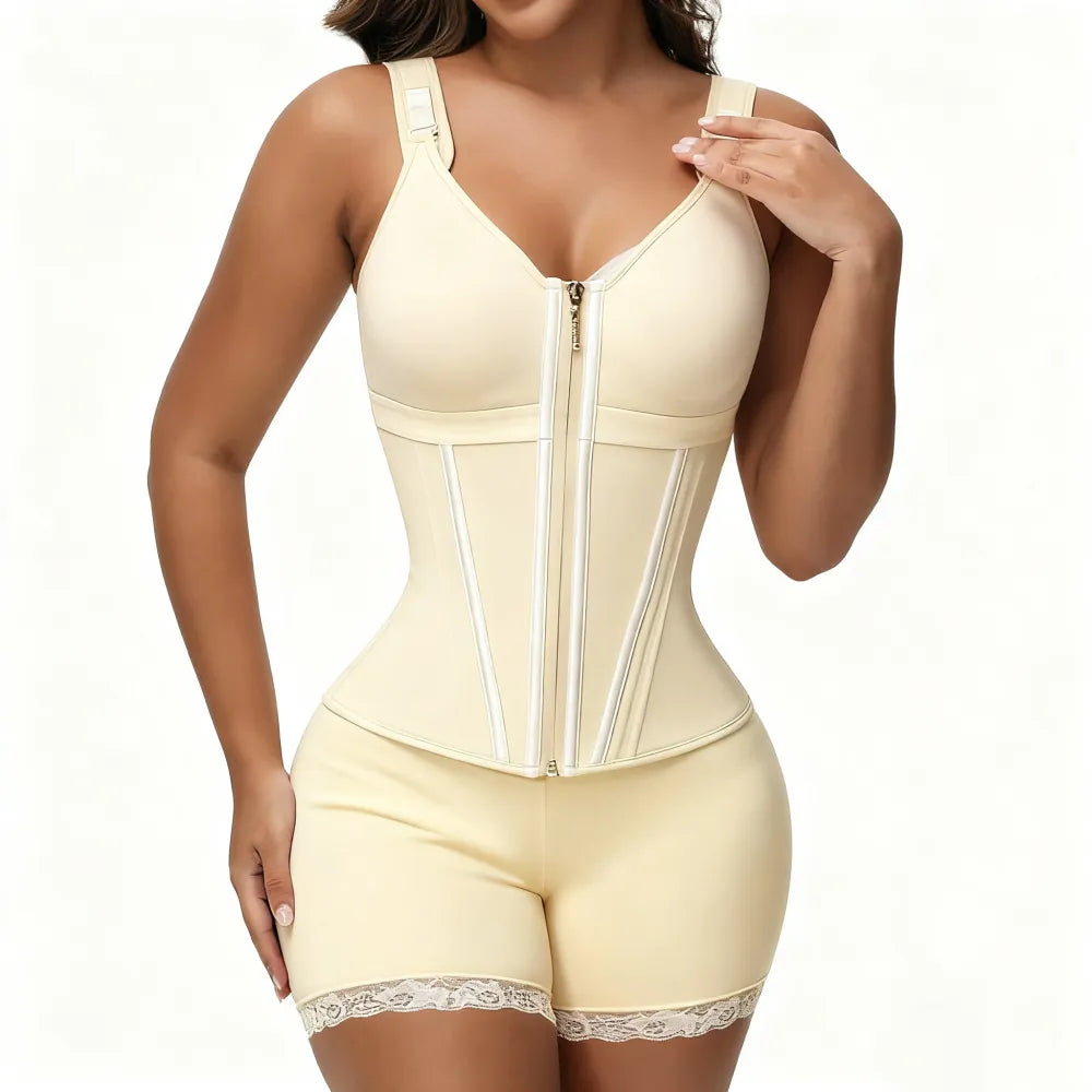 Waist Shapewear for Women with Bra Tummy Control Girdle