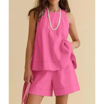 Women's Two Piece Outfit Cotton Matching Set