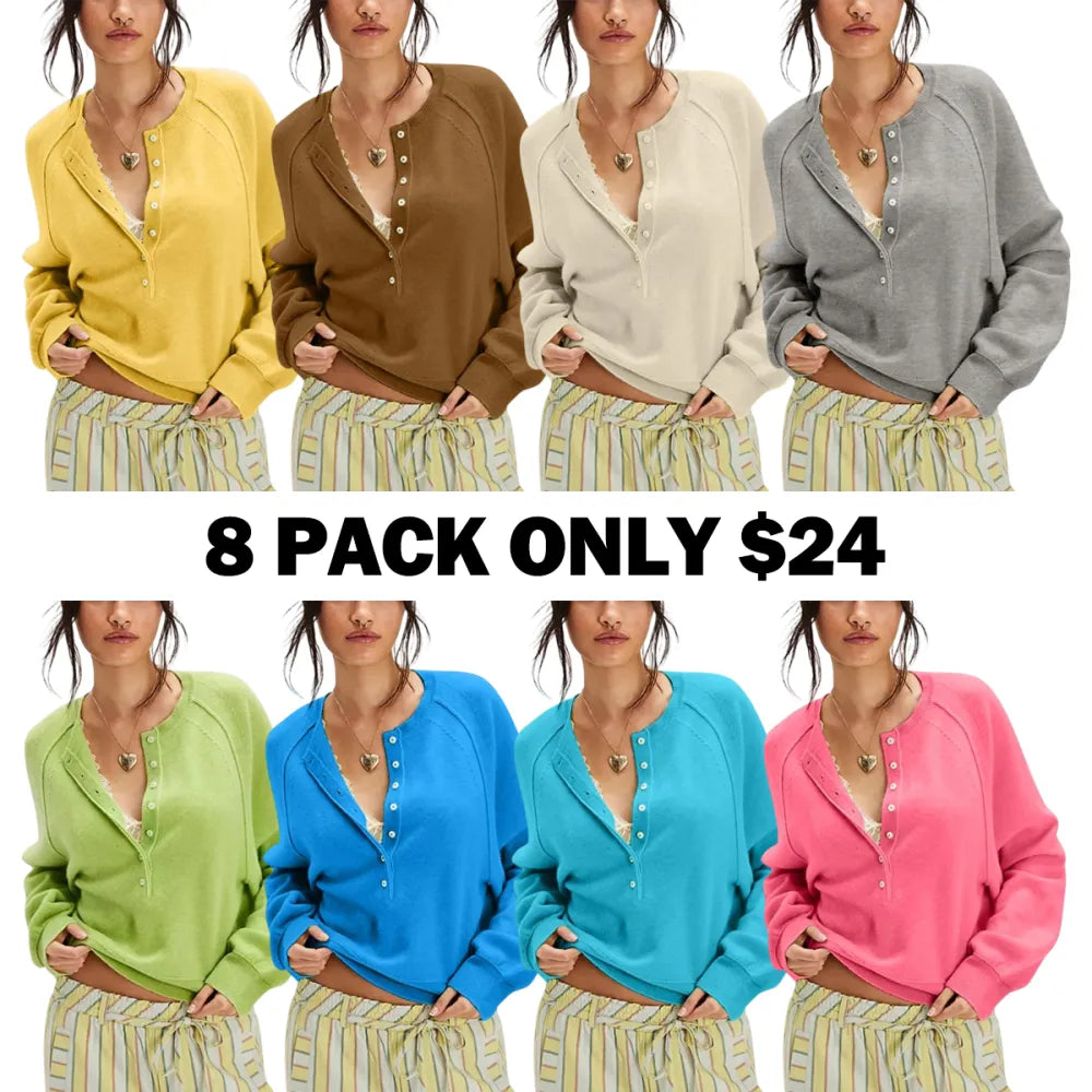 Women's Long Sleeve Knitting Sweater Tops