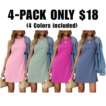 Fashion Summer Sundress Casual Tank Dress for Women