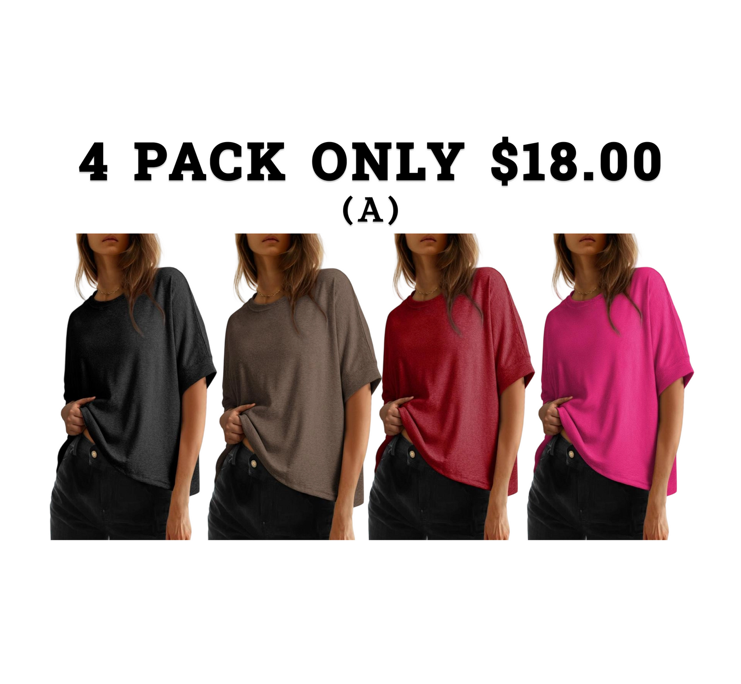 Women's Basic Tee Comfortable Soft Fit