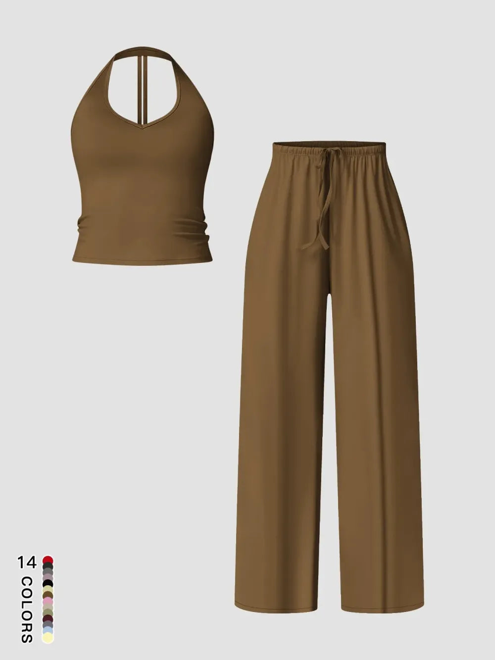 Womens Quick Dry Sport Tank Pants Set