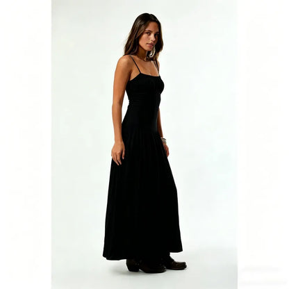 Your Favorite Women's Ava Linen Bustier Maxi Dress