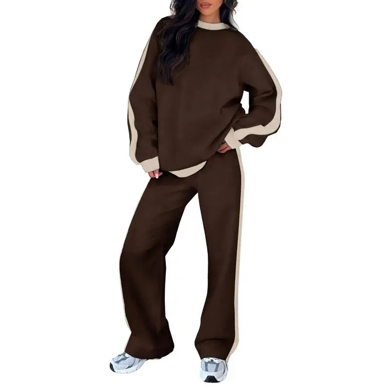 Women's 2 Piece Outfit Fleece Sweatsuit