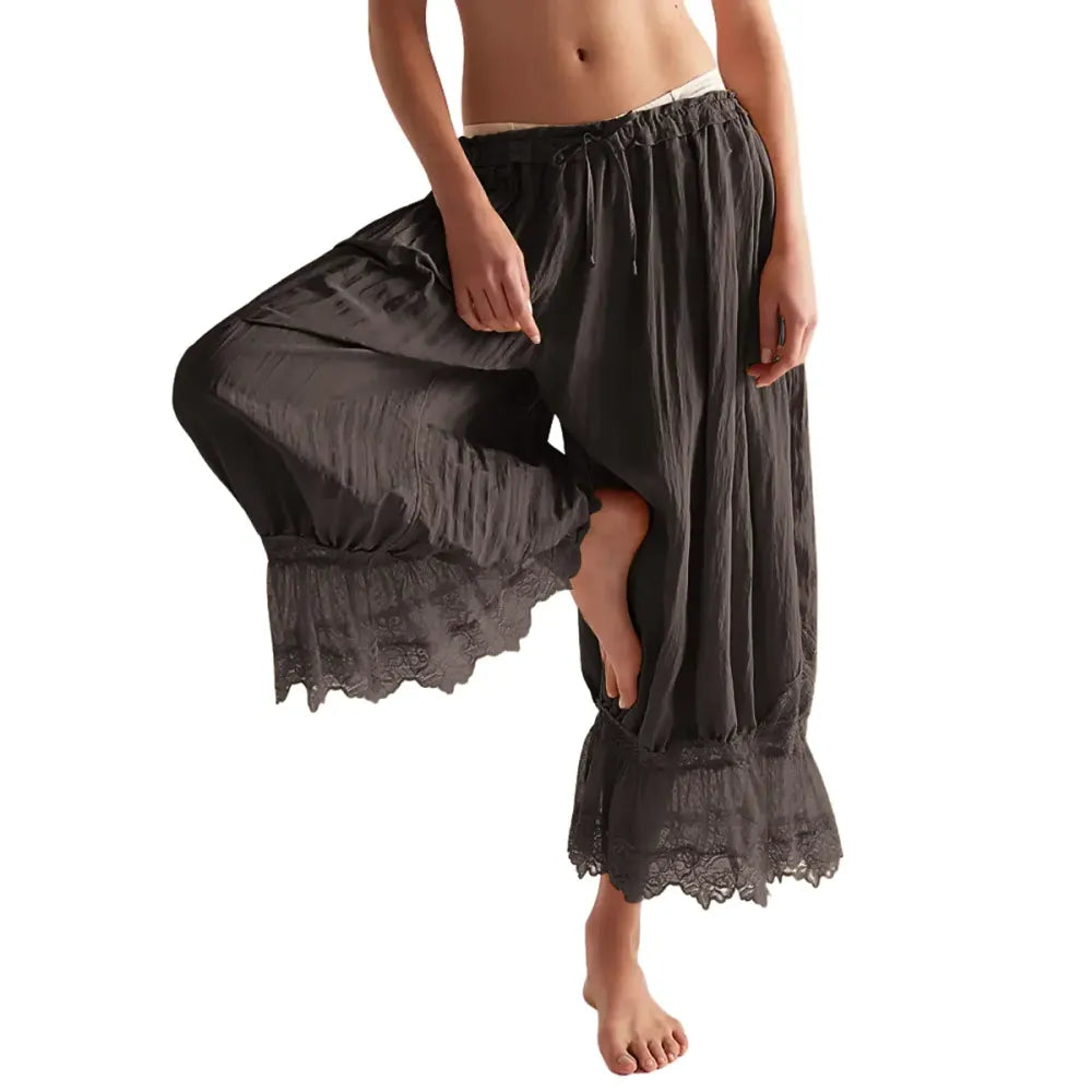 Lace Bloomer Pants