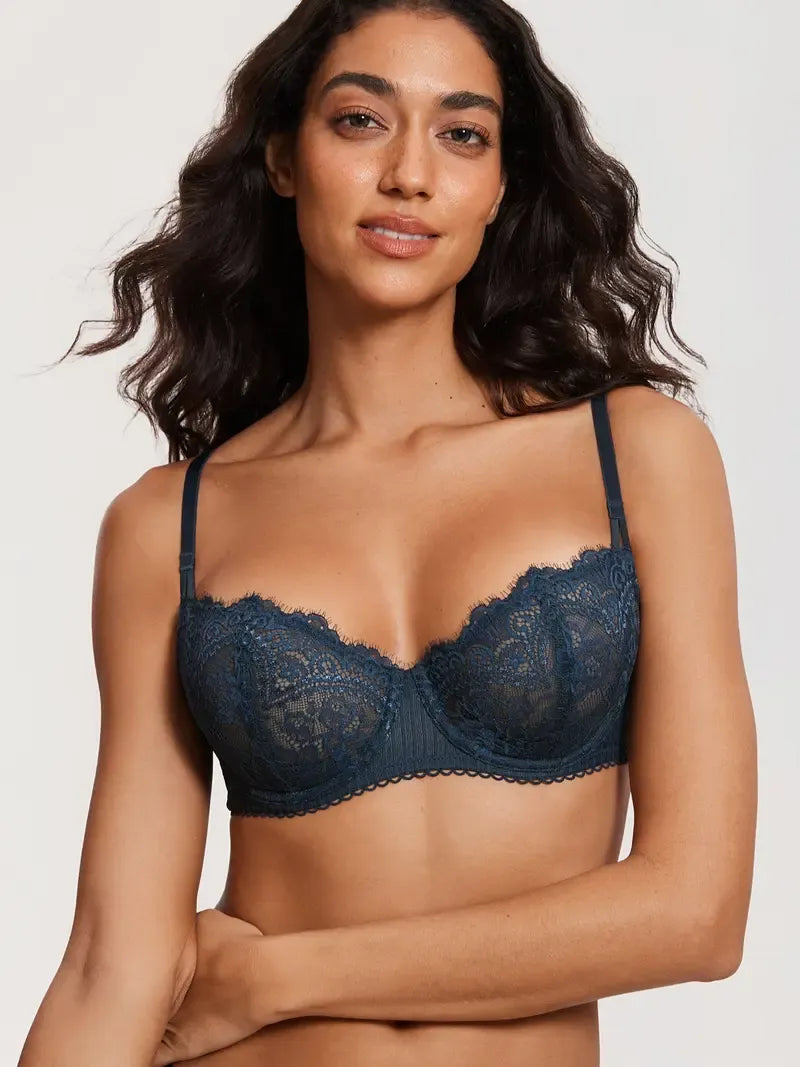 Women's Sexy Lace Push Up Plus Size Bra