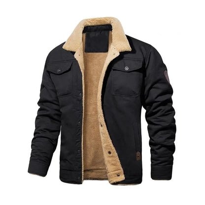 Men's Sherpa Lined Winter Trucker Jacket