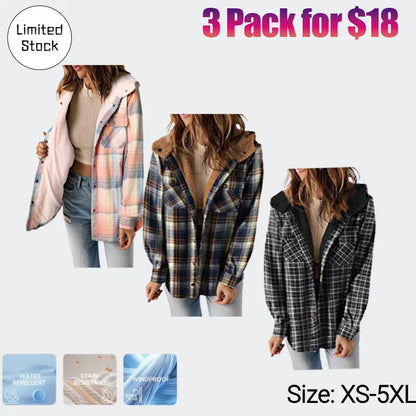 Women's plaid jacket