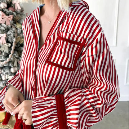 Striped Pajama Set