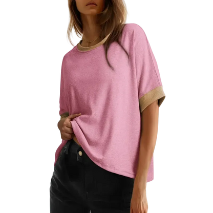 2026 New Women's Loose Fit Plus Size Basic T-Shirt