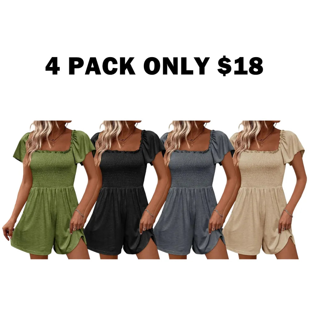 Women’s Summer Smocked Romper