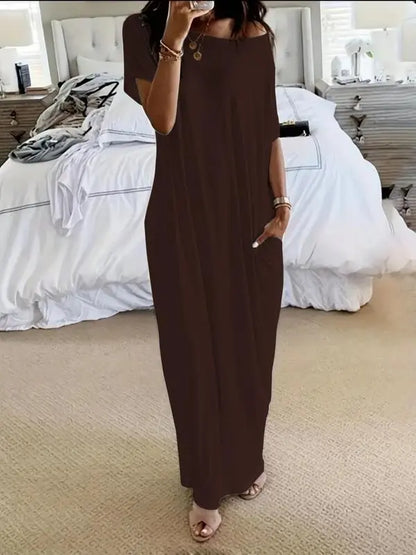 Batwing Sleeve Lounge Dress