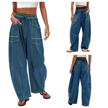 Wide Leg Drawstring Sweatpants