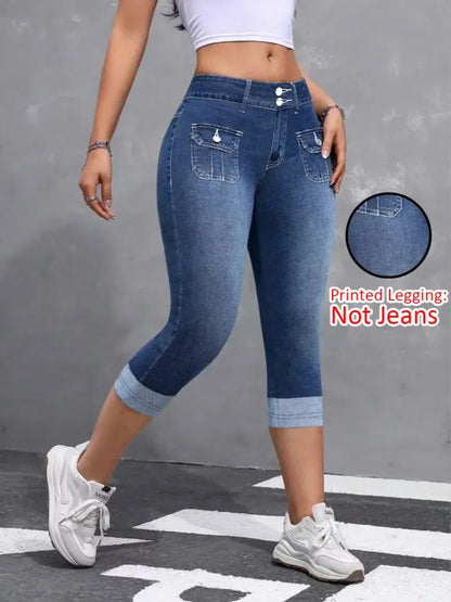Women's Tight Fit Seven-Quarter Pants