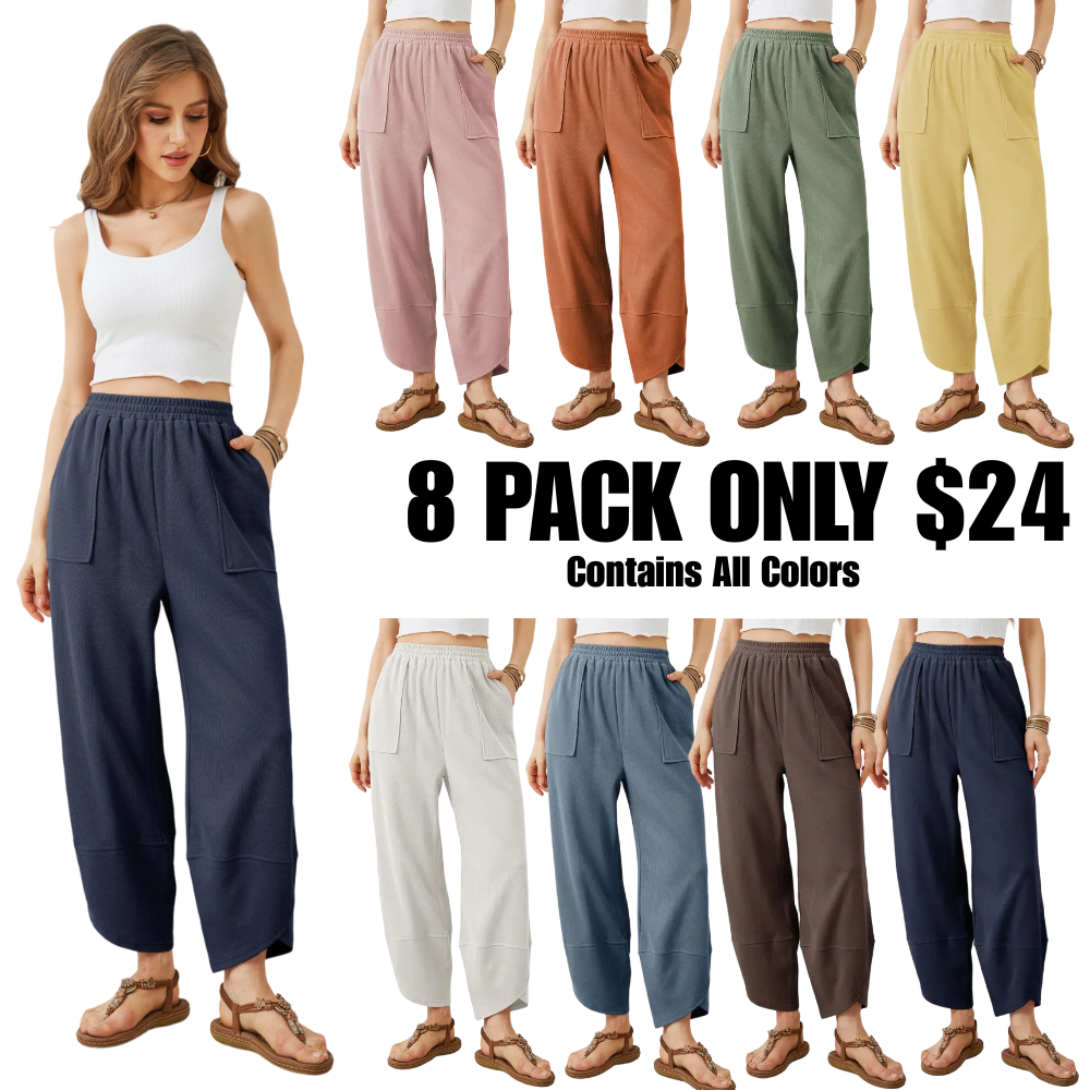 Women's wide-leg relaxed casual pantsone-piece wide-leg trousers
