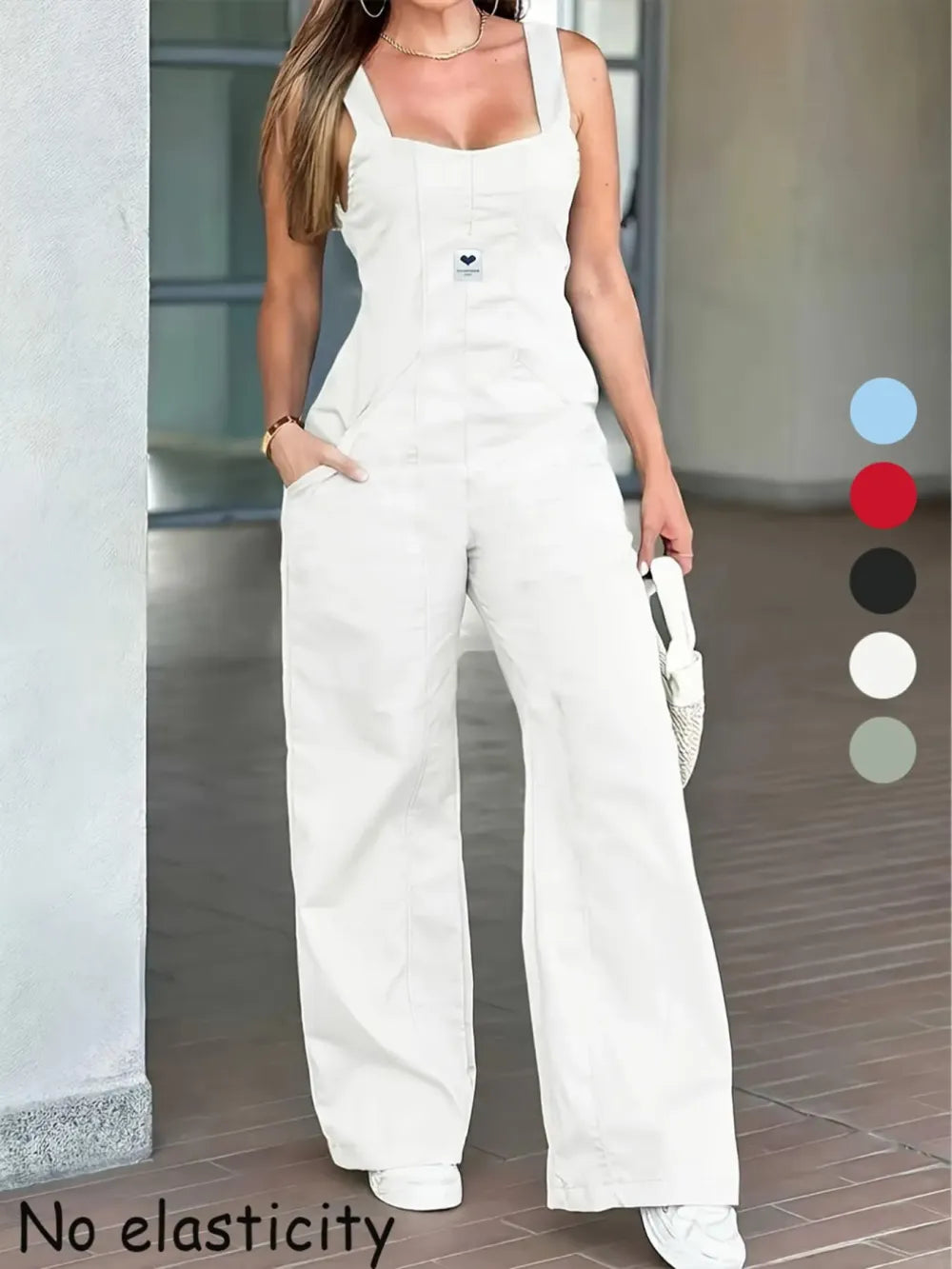 Women's Sleeveless Overalls