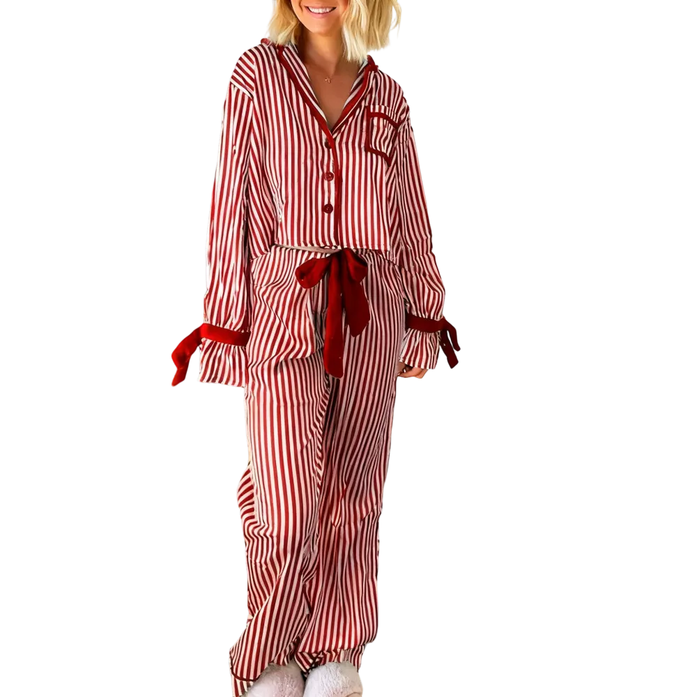 Striped Pajama Set
