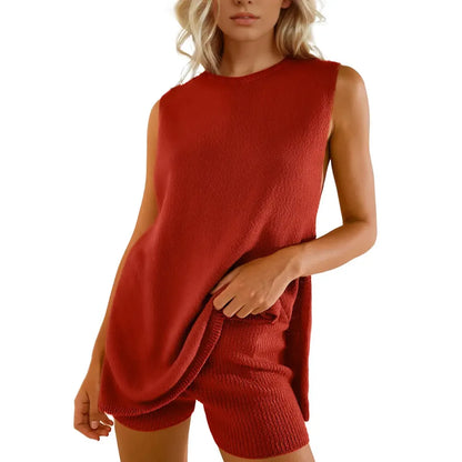 Women's 2 Piece Summer Knit Sweater Set