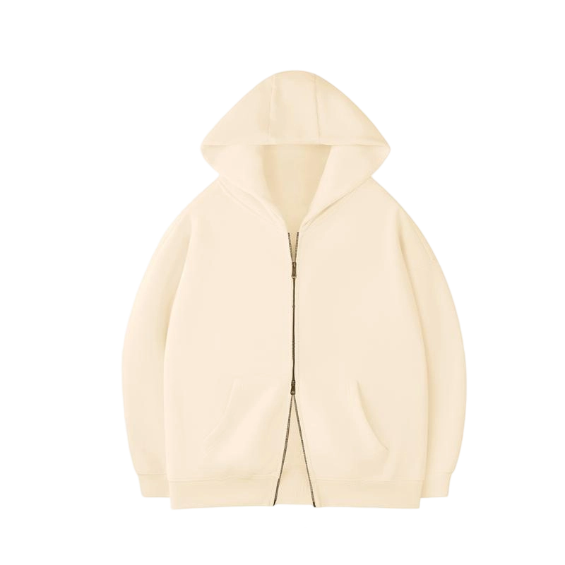 Unisex Oversized zip up hoodie