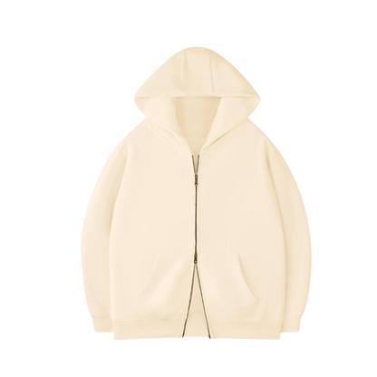 Unisex Oversized zip up hoodie