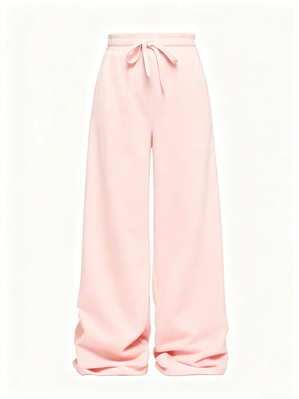 Solid Color Drawstring Pants