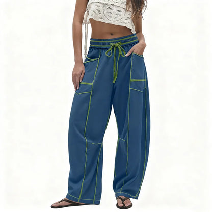 Wide Leg Drawstring Sweatpants