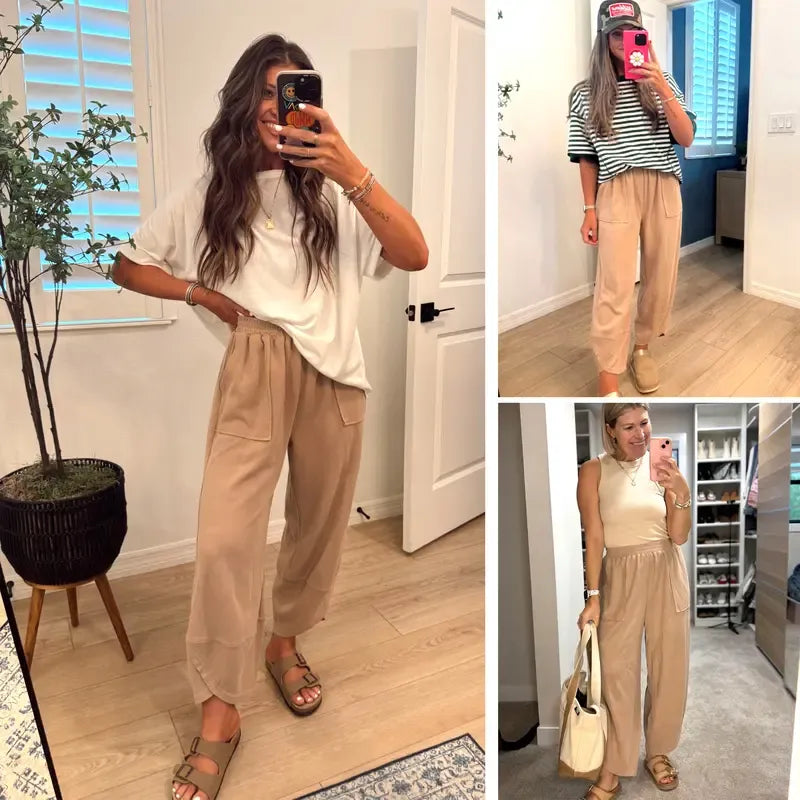 Women's Wide Leg Harem Pants