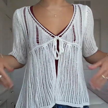 Women's Summer New Loose Casual Basic Knit Cardigan
