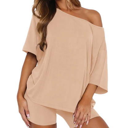 Women’s Off-Shoulder Lounge Set
