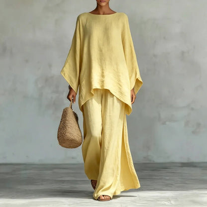 Boho Linen Two Piece Set