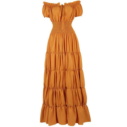 Women Medieval Irish Under Dress Retro Gown