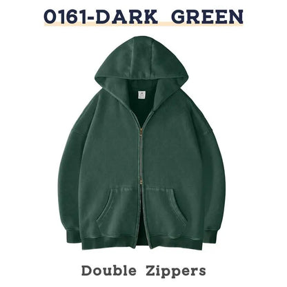 Men´s Hoodies Unisex Oversized Zip-Up Hoodie