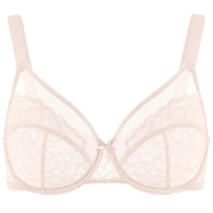 Enchante Floral Lace Plus Size Full Coverage Bra